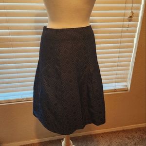 Ann Taylor geometric skirt